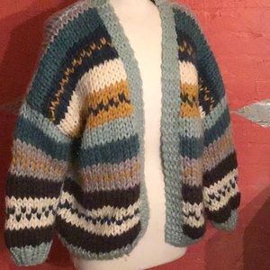 Big knit sweater